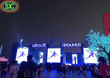 Waterdicht Gietgegooid Aluminium HD 6mm Pixel Pitch Stage LED-scherm Concert Event achtergrond
