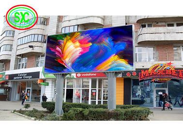 Hoge helderheid 6000 nits buiten digitale LED billboard LED display onder direct zonlicht