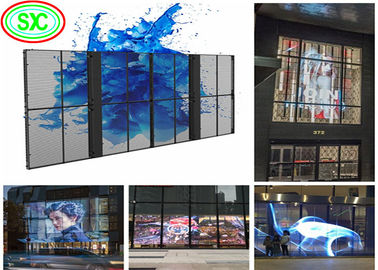 Verhuur Installatie Scherm Grote kijkhoek P3.91 P4.81 2500 Nits Doorzichtig LED-scherm