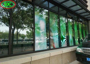 Verhuur Installatie Scherm Grote kijkhoek P3.91 P4.81 2500 Nits Doorzichtig LED-scherm