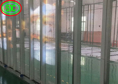 Advertentiepaneel Epistar Chip Transparent Led Curtain Scherm transparant led scherm transparant glas led display