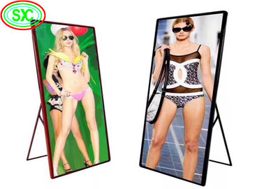Aluminiumkast LED-posterdisplay 680x2000mm Schermgrootte P1.86mm Pitch Ideaal voor hotels en resorts
