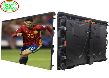 Verhuur van aluminium-gevestigde behuizing zacht scherm RGB-paneel P8 IP65 LED-stadionborden