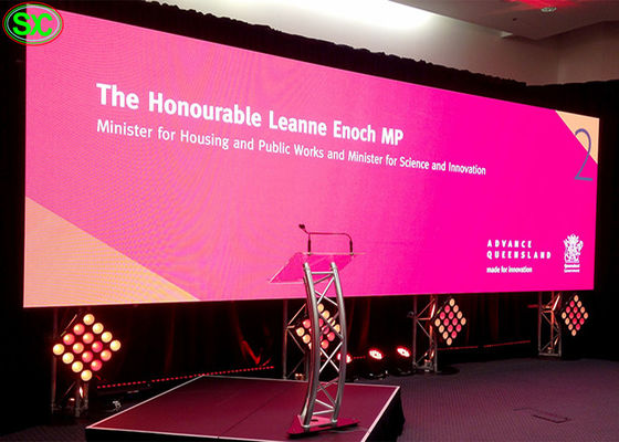 De stadiumgebeurtenissen ROCHELEN van de de Kleuren Digitale Geleide Vertoning van P1.6 2500cd/㎡ de Binnen Volledige Muur van TV