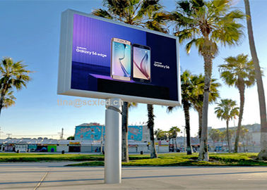 P8 SMD3535 Full Color LED Die-Cast Aluminium Screen Billboard 1024 X1024mm Steel Cabinet