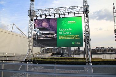 Super Clear Vision Auto Exhibition Stage P4.81mm Outdoor Full Color LED Display voor hoge definitie