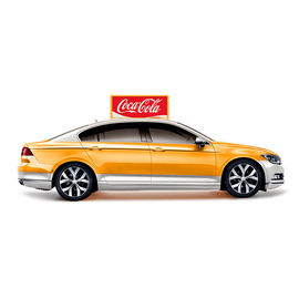 Doppelzijdig P5 Advertentie LED-display Auto dakbord Taxi top LED-display