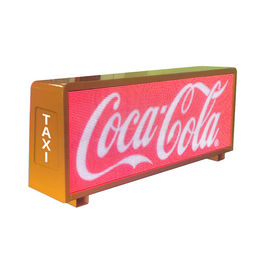 Outdoor Full Color P5 Led Display Auto dak advertentie borden Double Side Taxi Top