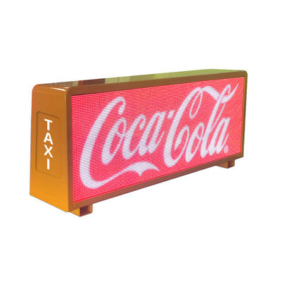 Goede prijs P5 Dubbelzijdige Taxi Dak LED Display IP65 Waterdicht 6500cd/m² online