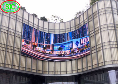 P10 Buiten waterdicht Full Color LED-scherm Windbestendige High Definition No Drag Shadow LED-scherm