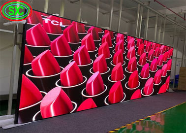 Huur schermmodule gebogen P3.91 P4.81 Indoor Full Color LED Display 500*1000mm Aluminium behuizing