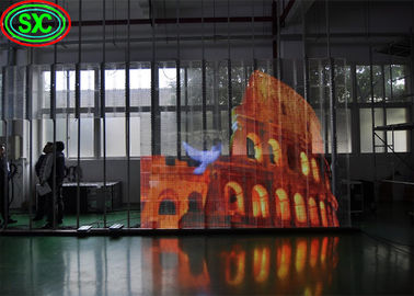 Waterdicht buitenscherm Video IP65 HD P3.91 Transparent LED scherm