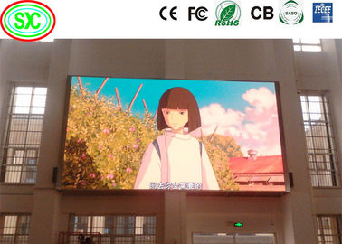 Hoge vernieuwingssnelheid 1920hz 1/8 Outdoor Full Color LED Display Wandmontage