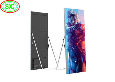 Indoor Full Color P2.5 High Bightness 2500cd/m2 Floor Standing LED Poster Screen