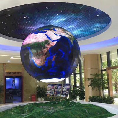 360 ° buitbol LED -display 3,91 mm pixel pitch 500x1000mm