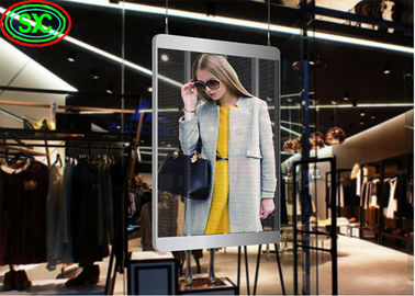 Helderheid Doorzichtig LED-scherm, full-color reclame LED-billboards