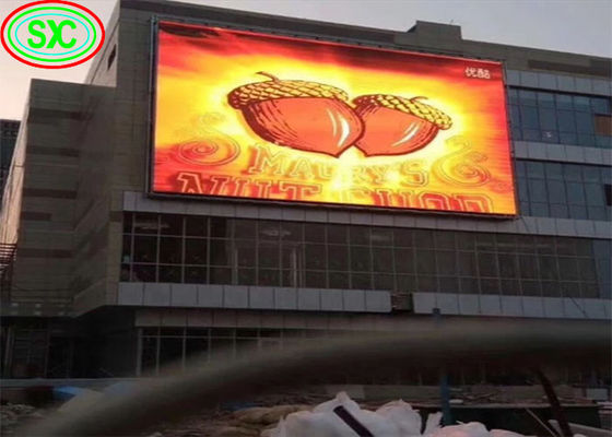 Winkelcentrum Verhuur Reclame HD Full Color Hanging Flexible P10 LED Billboard