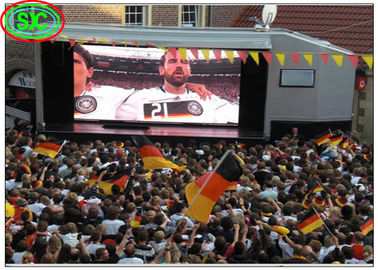 Waterdicht Live Performance 256*128mm P10 Stadium Perimeter LED Screen