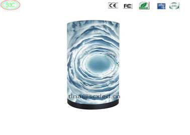 Volkleurig 360 graden cilinder LED-display Buiten Kolom curve Scherm Advertentie Billboard