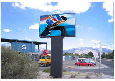P2 Indoor Full Color LED Billboard Die-Cast Aluminium Billboard Plain Steel Cabinet 128 X 64 Matrix