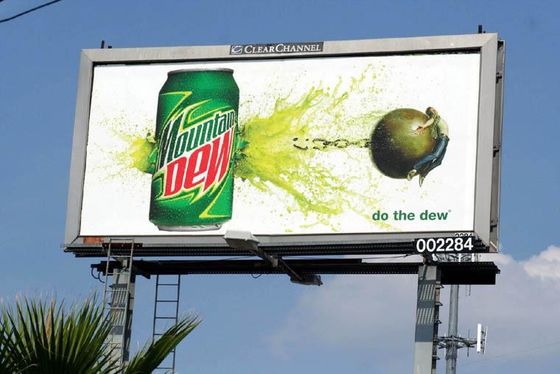 Buiten waterdicht IP65 Hoge helderheid Full Color Advertising P8mm LED Display Screen