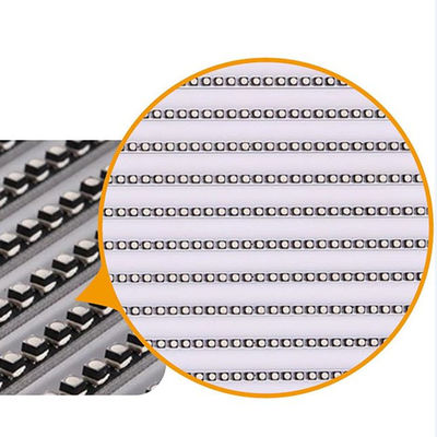 Doorzichtig LED-scherm binnenshuis P3.9-7.8 Full Color SMD Curved Led Video Wall Glass For Showcase