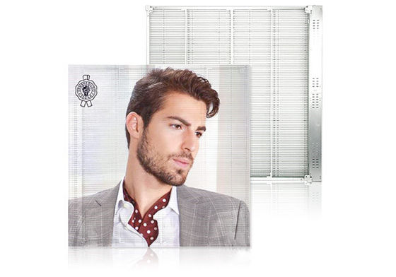 Ultra lichtgewicht buiten P3.91-P7.82 500*1000 mm Kasgrootte Doorzichtige LED-wand