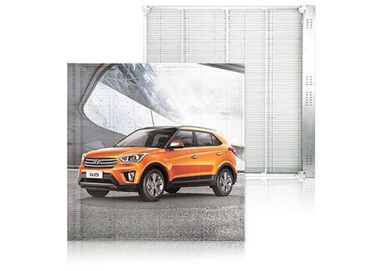 Hoge helderheid Transparent LED-scherm Billboard Epistar Chip 3 jaar garantie geleid transparant display