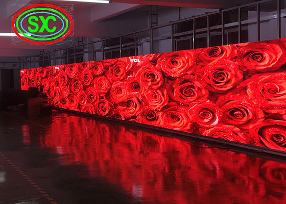 SMD 3528 P6 Grote RGB LED-gecast aluminium scherm IP65 lange levensduur Indoor LED TV muur