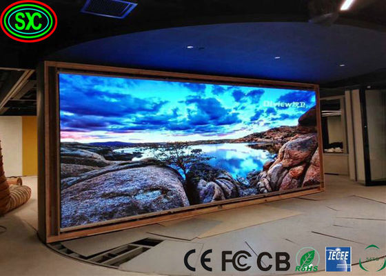 Hoogwaardige P4 Indoor Full Color LED Display Video Wall Voor vergaderruimte Kerk Studio