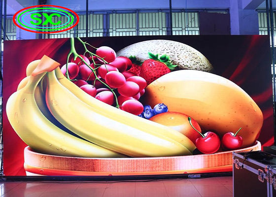 Indoor Full Color P4 SMD LED Display Module 256*128mm 1/8 Scanning voor energiebesparing en milieubescherming
