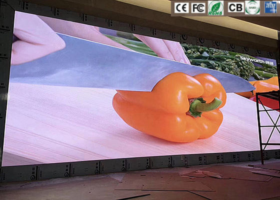 Op maat gemaakte P6 Indoor LED Stage Screen Rental / RGB LED Display Boards met afstandsbediening