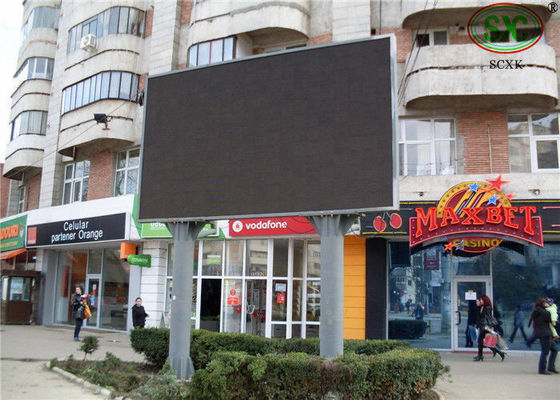 P6 Outdoor 192*192mm LED reclameborden met hoge helderheid met 3 jaar garantie