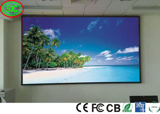 Vaste toonhoogte 2,5 mm LED videowandpaneel, kerk reusachtige smd full color indoor reclame