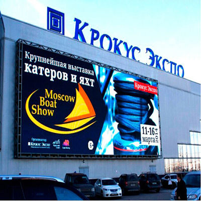 P10 Achtergrond Led Display SMD3535 Advertentie Led Display Buiten Staalkast