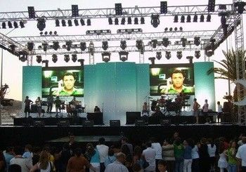 Full color P6 Outdoor Stage Verhuur LED-scherm High Gray Grade Voor concert evenementen