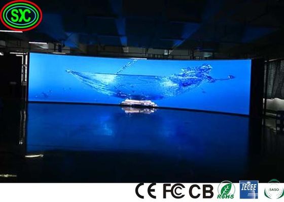 Hoogwaardige groothandel Indoor P3 Full Color LED Display Scherm Film Video Muur Flexible Kerk