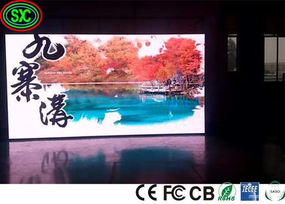 Grote Flexible 111111 pixels/M2 1300 Helderheid/M2 P3 Indoor Full-Color LED Display