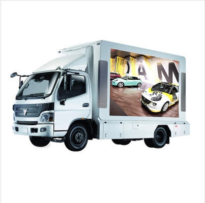 P5 LED-scherm voor mobiele vrachtwagens met hoge vernieuwingsfrequentie en keuze uit ijzeren of aluminium kast