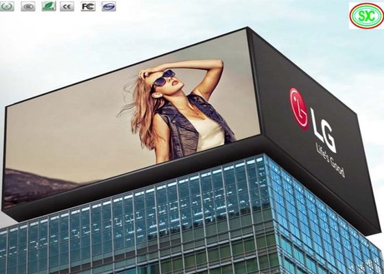 Outdoor HD Full Color P8 LED Screen Winkelcentrum Videowand met reguliere kastgrootte