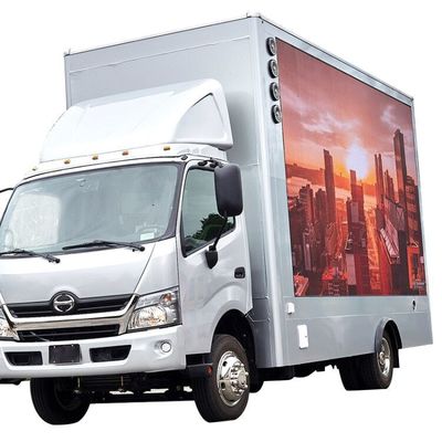 Buiten waterdicht P10 lichtgewicht aanhangwagen mobiele vrachtwagen HD LED-reclame scherm