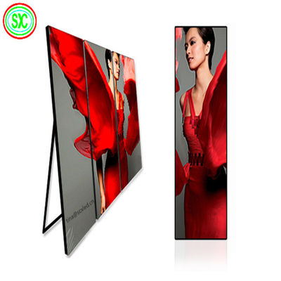 Indoor Full Color P2.5 High Bightness 2500cd/m2 Floor Standing LED Poster Screen