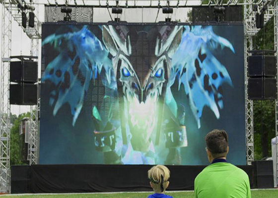 P4 ontruim Beelden Adverterend de Geleide Schermen, die Geleid Video het Scherm Lichtgewicht 1/8 aftasten 1R1G1B hangen