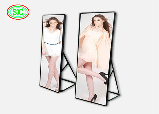 Indoor P2.5 full color Mirror Led display Draadloos USB 4G WiFi Smart Control Poster