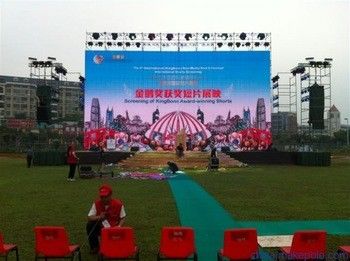 Verhuur van scherm voor buitenevenementen P5 Full Color LED Video Wall Screen