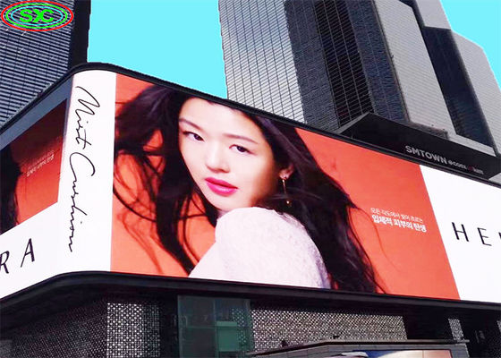Hoge helderheid meer dan 5000 Nits SMD P10 Outdoor Advertising LED Billboard
