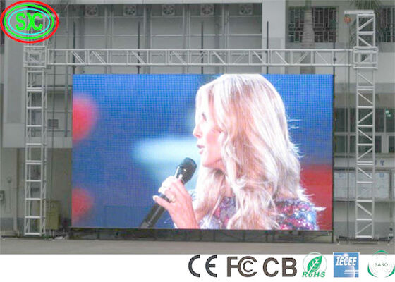 FCC IECEE 6000cd 40000 dots/m² 1R1G1B Stage Led-schermen full colour led-display