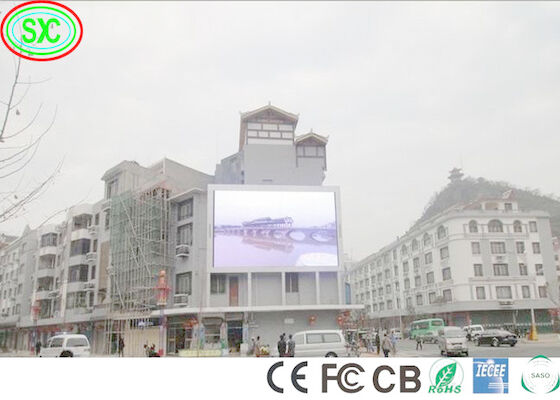 Buiten Full Color LED Display P6 Hoge verfrissingsgraad Advertising Billboard Panel 320W/m2 P6 6500cd/m2