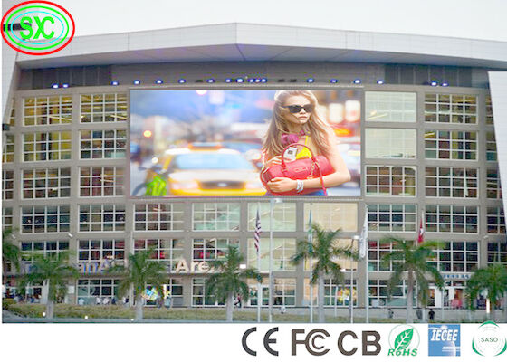 Buiten Full Color LED Display P6 Hoge verfrissingsgraad Advertising Billboard Panel 320W/m2 P6 6500cd/m2