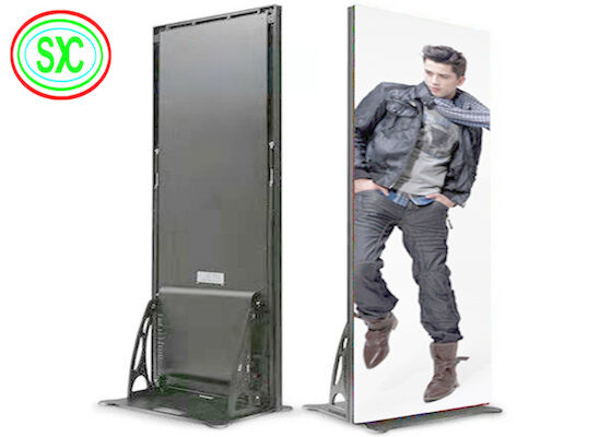 Indoor Full Color P2.5 High Bightness 2500cd/m2 Floor Standing LED Poster Screen